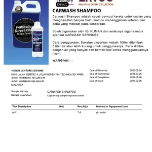 Sabun Pencuci Kereta (Carwash) - Image 3