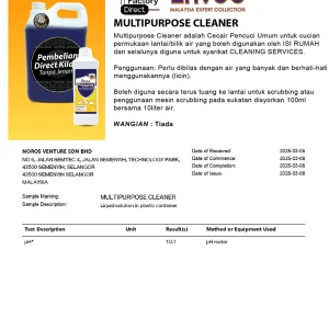 Sabun Pencuci Lantai/Tandas-scrubbing (Multipurpose Cleaner) - Image 3