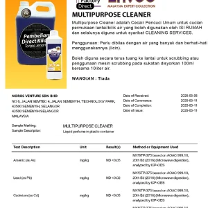 Sabun Pencuci Lantai/Tandas-scrubbing (Multipurpose Cleaner) - Image 2