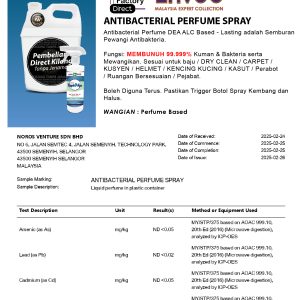 Set Sample Pewangi Spray 5 Wangian  (Customade NVSB) - Image 4
