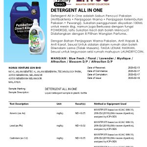 Set Sample Detergent AIO 7 Wangian 100ml - Image 3