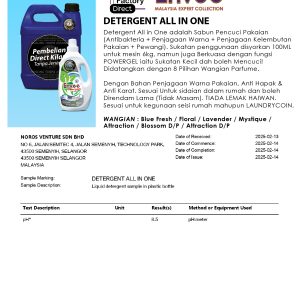 Set Sample Detergent AIO 7 Wangian 100ml - Image 4