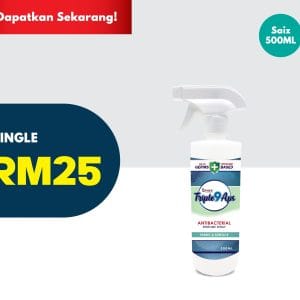 BUMP 1 Botol Triple9 Aps Antibacterial Parfume 500ml - Single 1 Botol