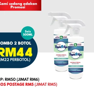 Combo 2 Botol Triple9 Aps Antibacterial Parfume 500ml - Image 1