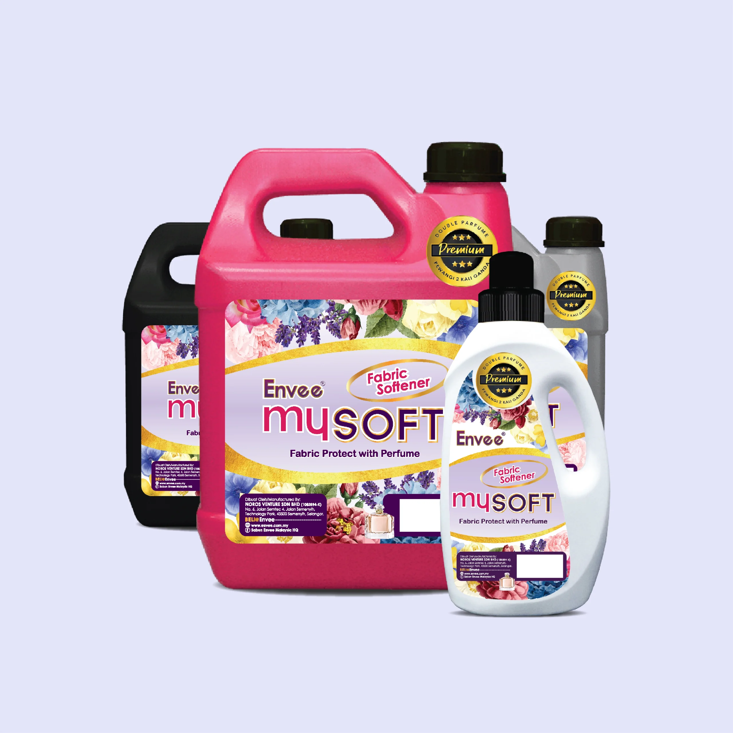 Pelembut Pakaian My Soft (Softener) Double Perfume - Envee