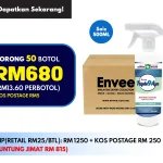 Borong 50 Botol Triple9 Aps Antibacterial Parfume 500ml - 50 Botol