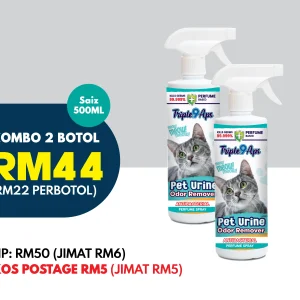 MEOW Urine Odor Remover Combos 2 Botol  500ml - Image 1
