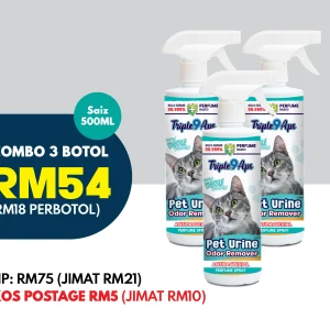 MEOW Urine Odor Remover Bundles 3 Botol 500ml - Image 1