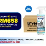 Borong 40 Botol Triple9 Aps Antibacterial Parfume 500ml - Meow