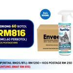 Borong 60 Botol Triple9 Aps Antibacterial Parfume 500ml - Meow