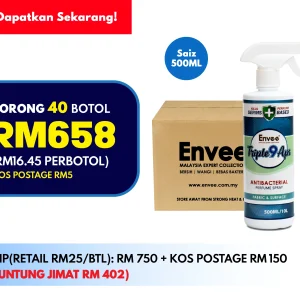 Borong 40 Botol Triple9 Aps Antibacterial Parfume 500ml - Image 1