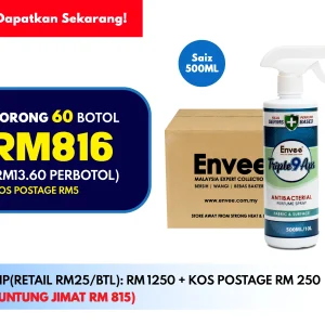 Borong 60 Botol Triple9 Aps Antibacterial Parfume 500ml - Image 1